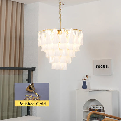 Lunara Murano Glass Chandelier - Nuvé