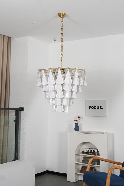 Lunara Murano Glass Chandelier - Nuvé