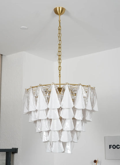 Lunara Murano Glass Chandelier - Nuvé