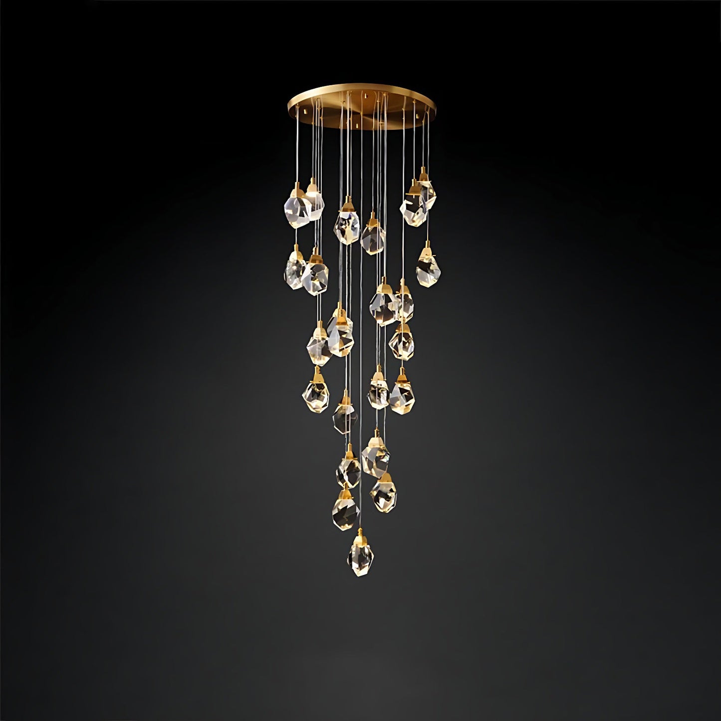 Luxe Prism Crystal Pendant Light - Nuvé
