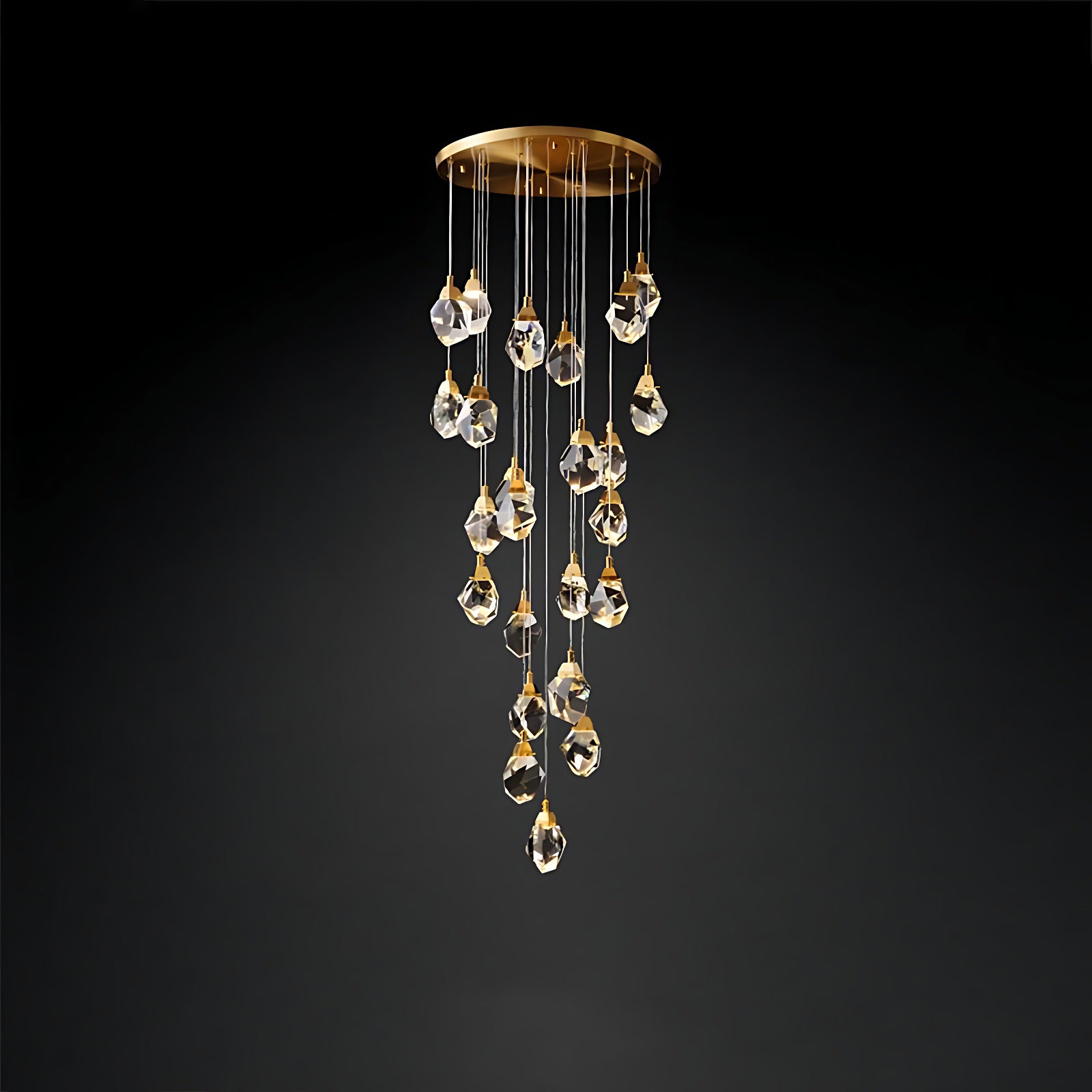 Luxe Prism Crystal Pendant Light - Nuvé