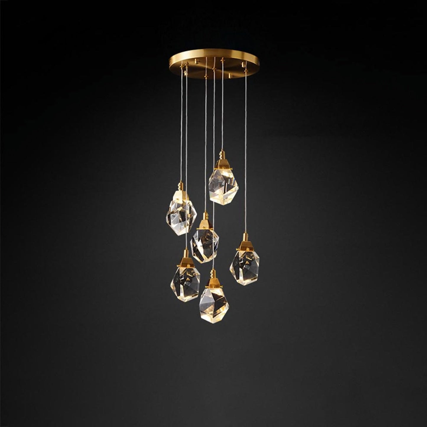 Luxe Prism Crystal Pendant Light - Nuvé