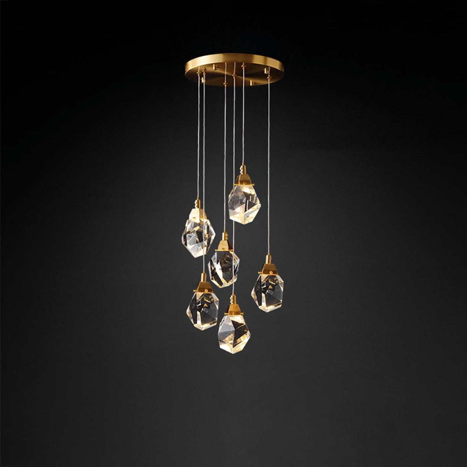 Luxe Prism Crystal Pendant Light - Nuvé
