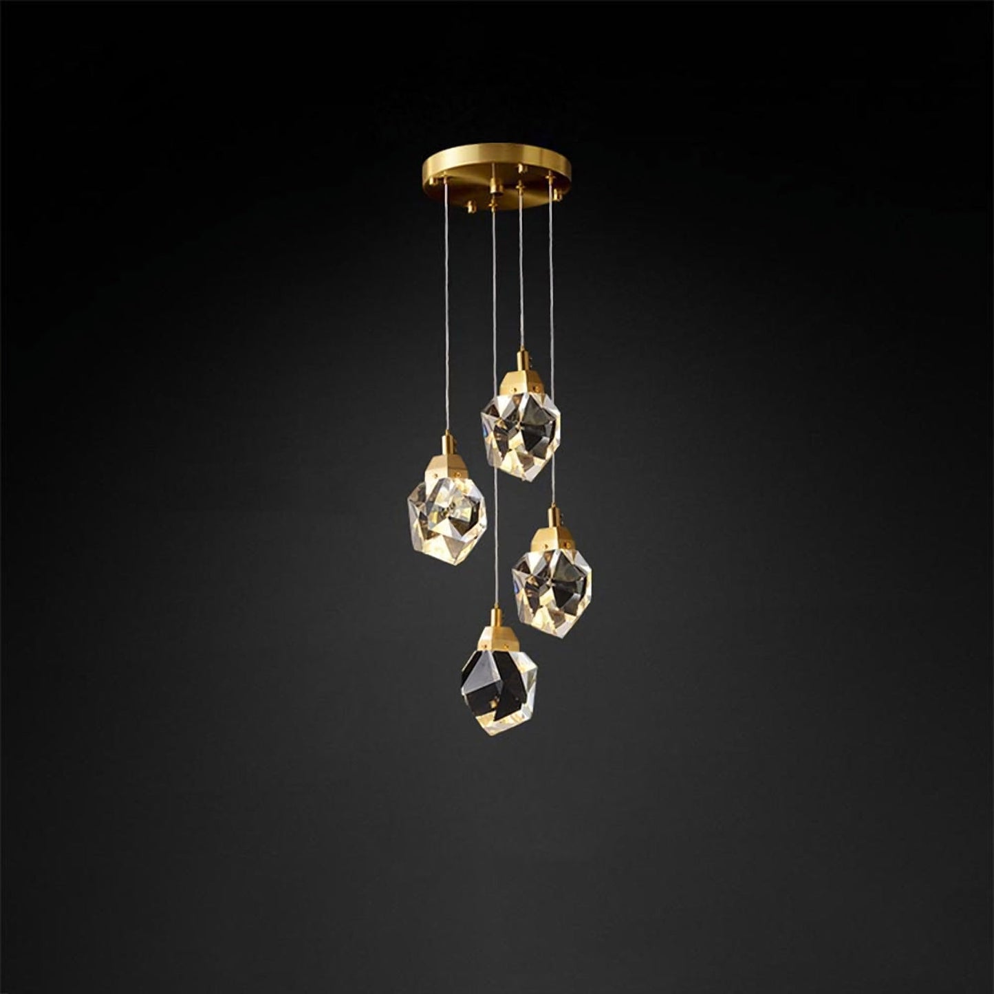 Luxe Prism Crystal Pendant Light - Nuvé