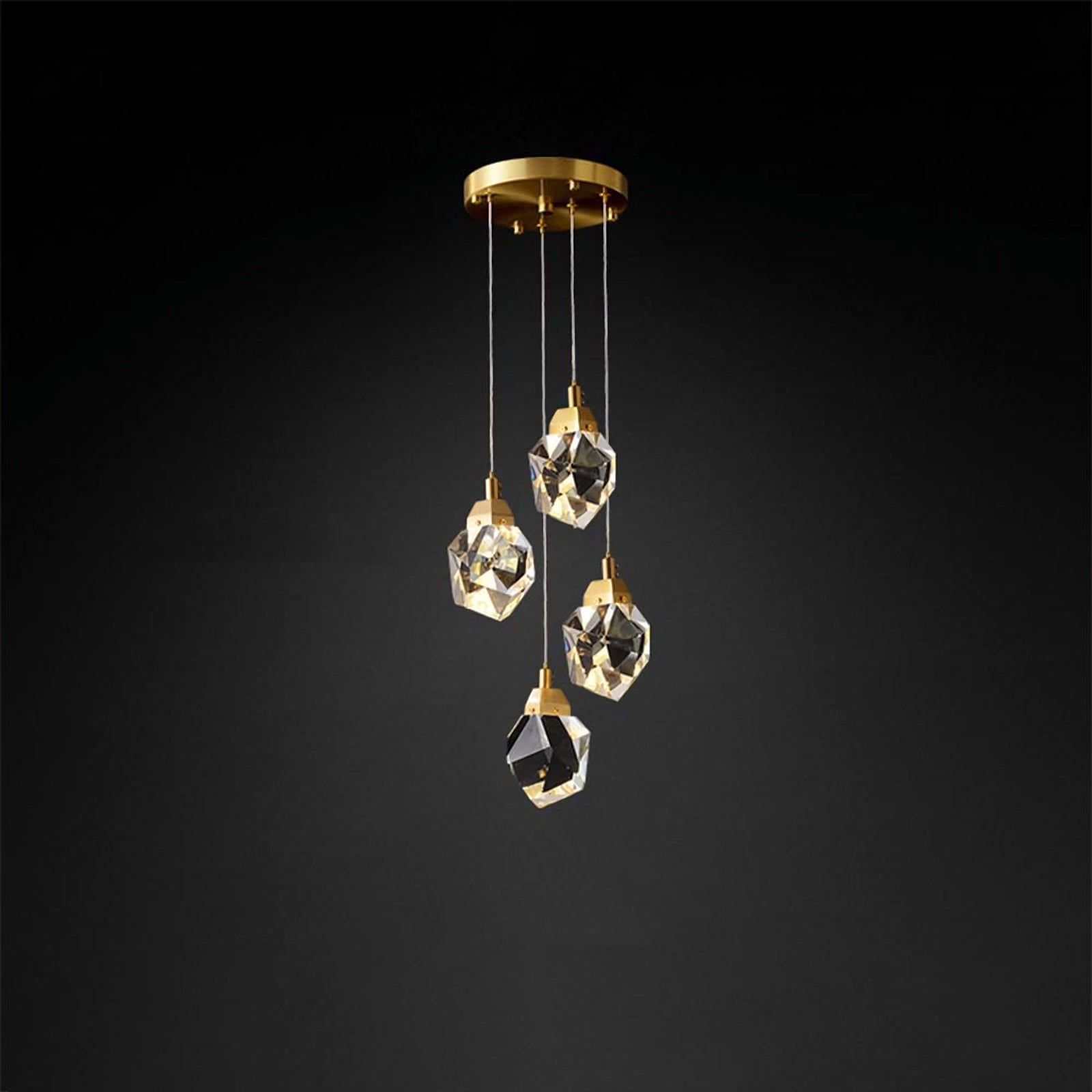 Luxe Prism Crystal Pendant Light - Nuvé