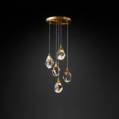 Luxe Prism Crystal Pendant Light - Nuvé