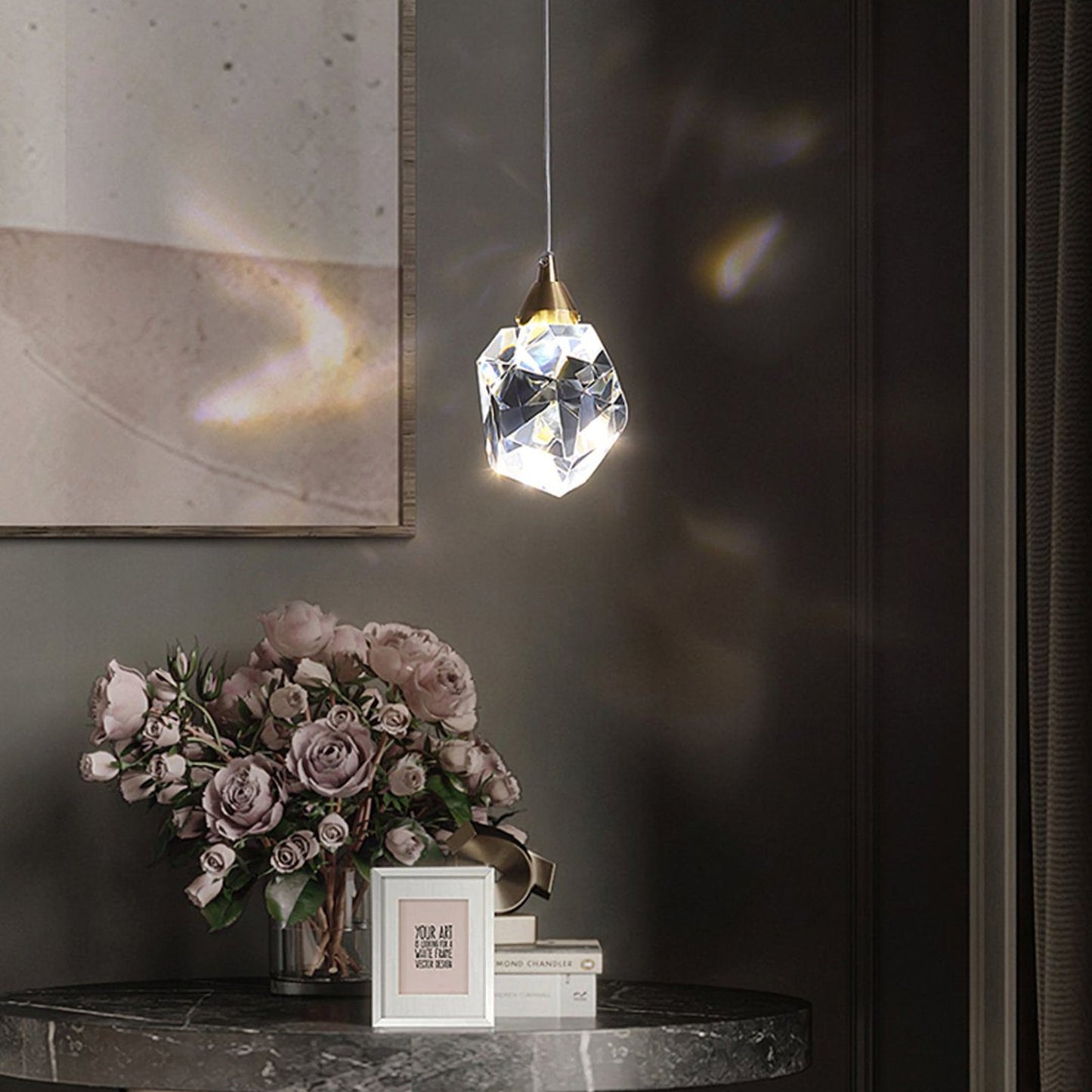 Luxe Prism Crystal Pendant Light - Nuvé