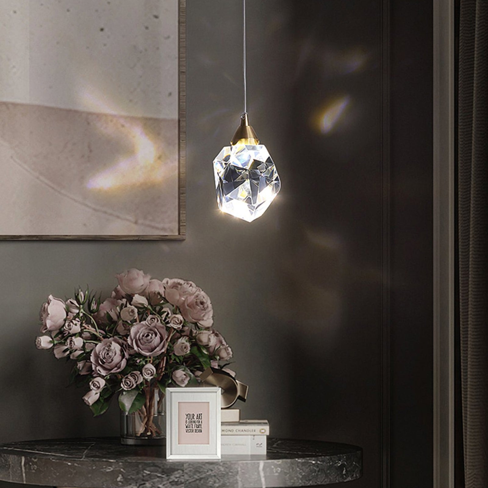 Luxe Prism Crystal Pendant Light - Nuvé
