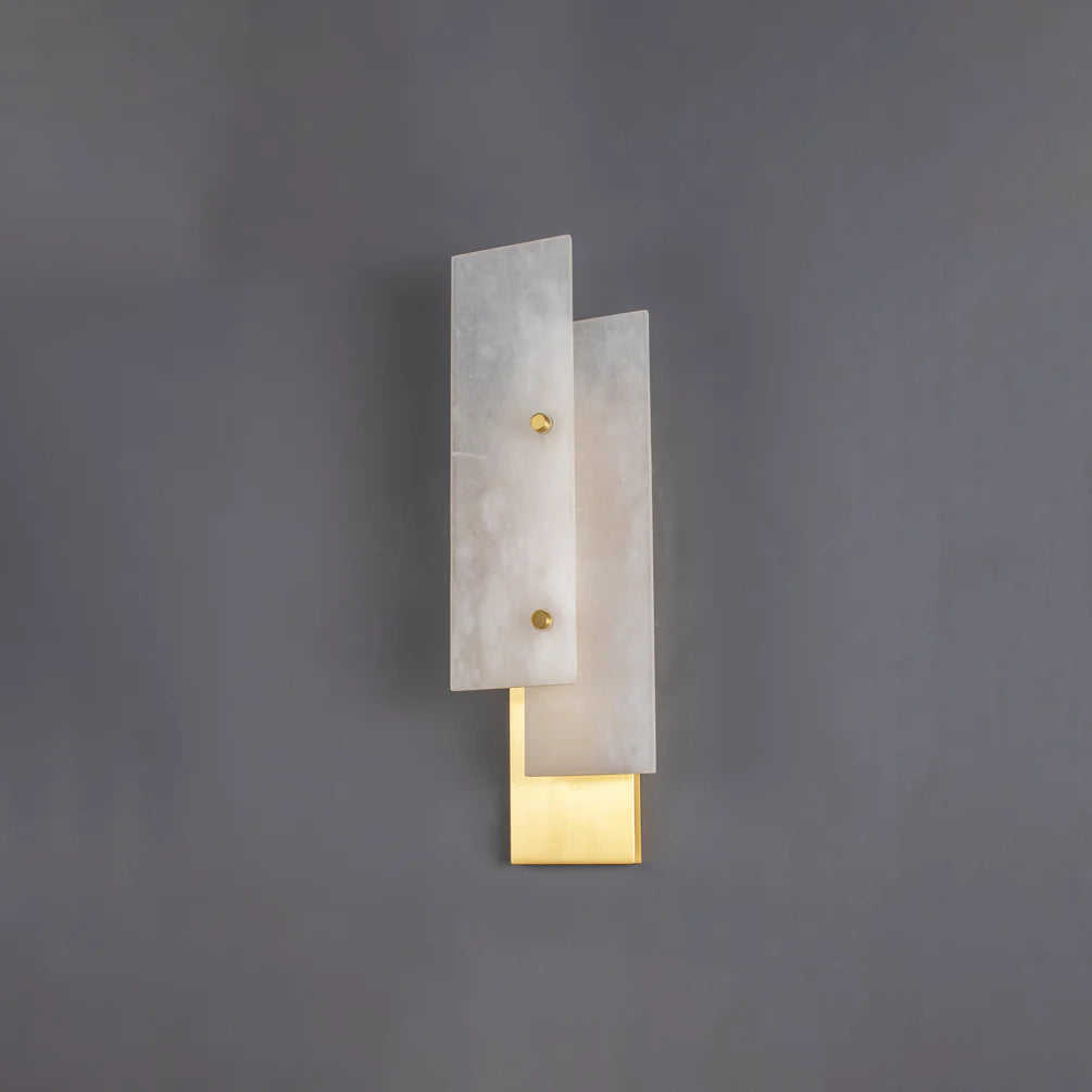 Rectangular Alabaster Wall Lamp - Nuvé