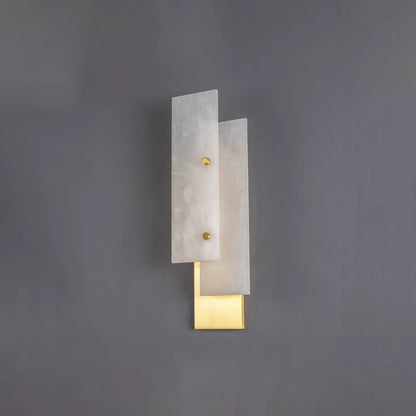 Rectangular Alabaster Wall Lamp