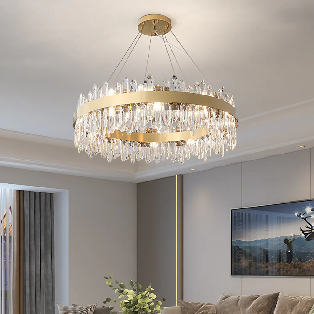 Ring Crystal Luxury Modern Chandelier - Nuvé
