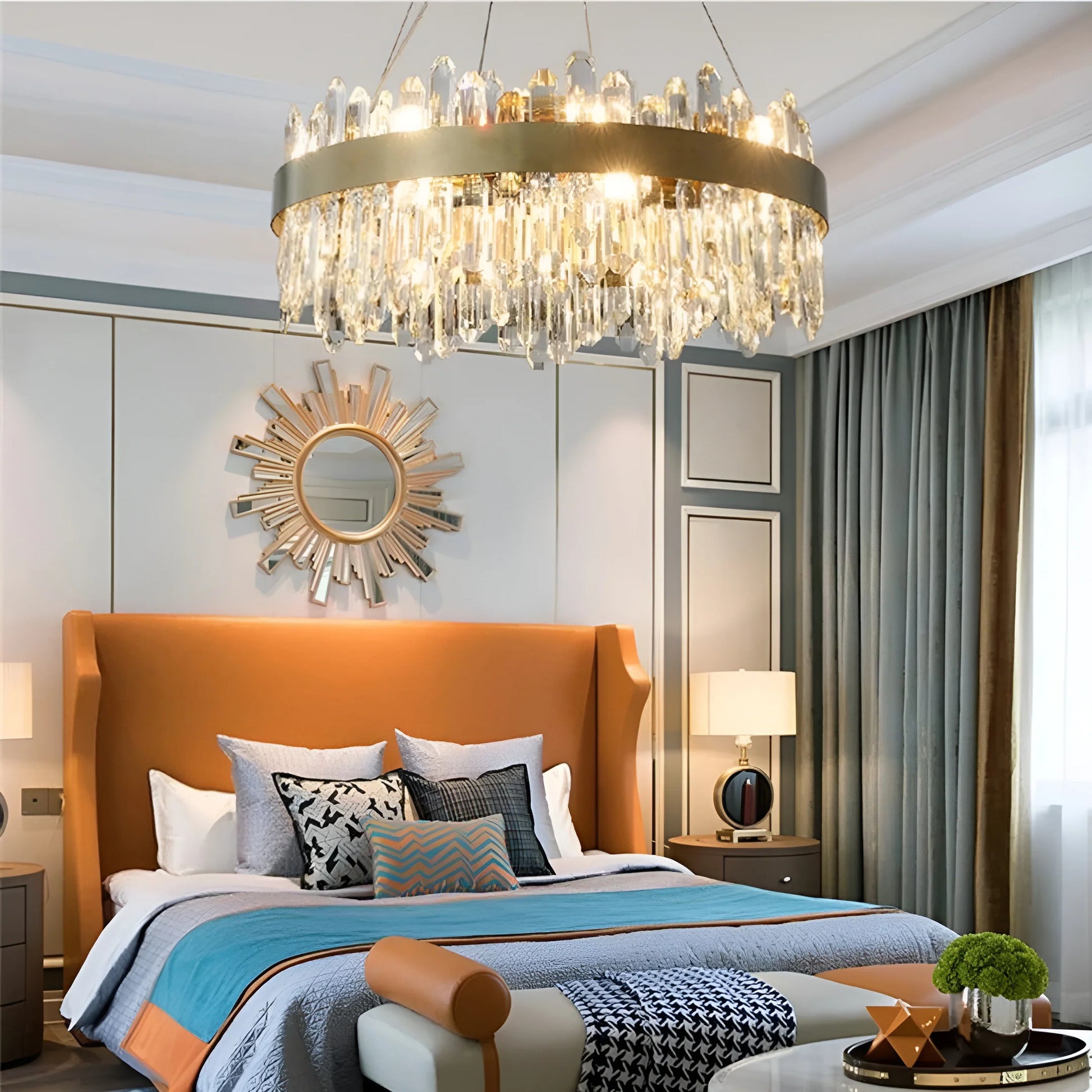 Ring Crystal Luxury Modern Chandelier - Nuvé