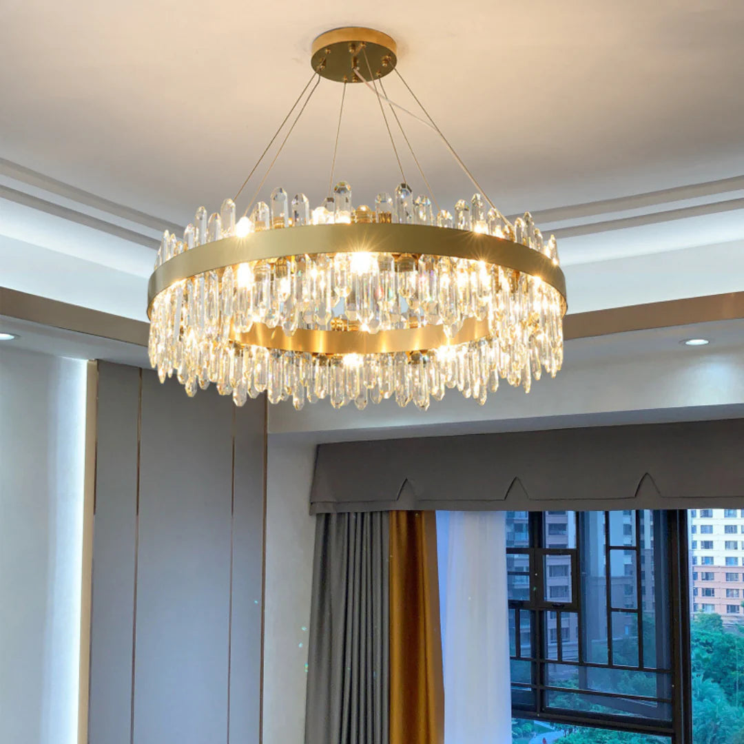 Ring Crystal Luxury Modern Chandelier - Nuvé