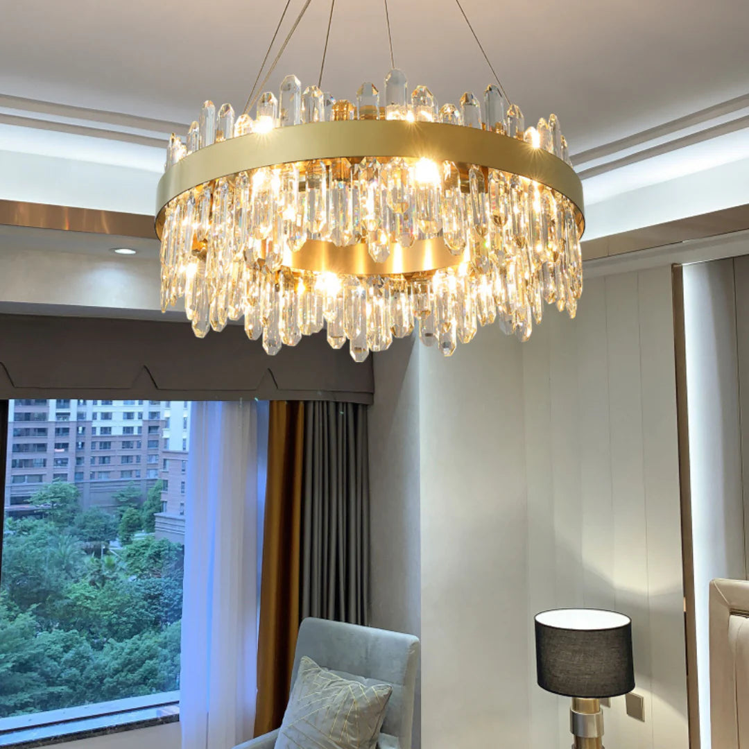 Ring Crystal Luxury Modern Chandelier - Nuvé