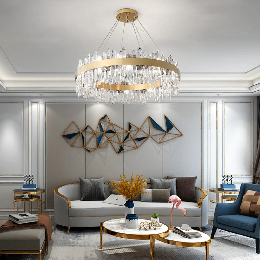 Ring Crystal Luxury Modern Chandelier - Nuvé