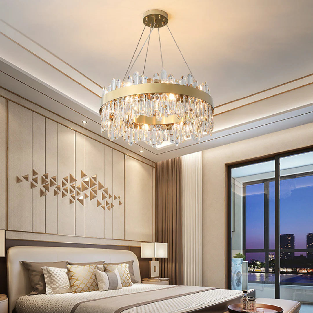 Ring Crystal Luxury Modern Chandelier - Nuvé