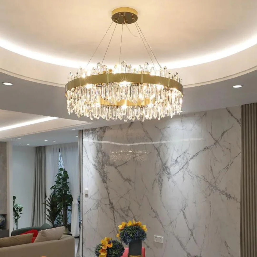 Ring Crystal Luxury Modern Chandelier - Nuvé