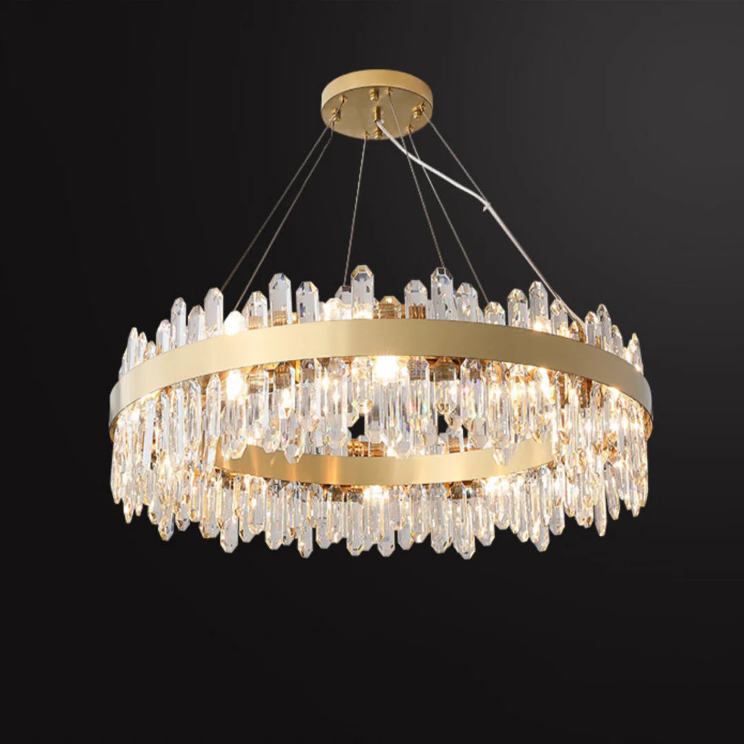 Ring Crystal Luxury Modern Chandelier - Nuvé