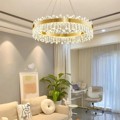 Ring Crystal Luxury Modern Chandelier - Nuvé