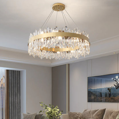 Ring Crystal Luxury Modern Chandelier - Nuvé