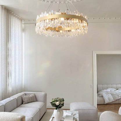 Ring Crystal Luxury Modern Chandelier - Nuvé