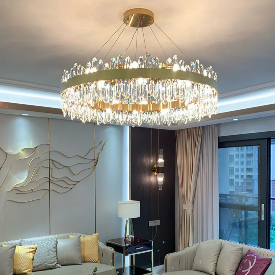 Ring Crystal Luxury Modern Chandelier - Nuvé