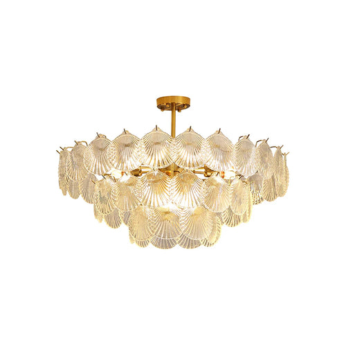 Luxury Shell Glass Chandelier - Nuvé