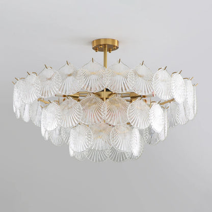 Luxury Shell Glass Chandelier - Nuvé