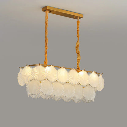 Luxury Shell Glass Chandelier - Nuvé