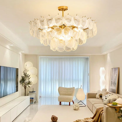 Luxury Shell Glass Chandelier - Nuvé