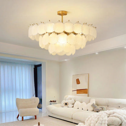 Luxury Shell Glass Chandelier - Nuvé
