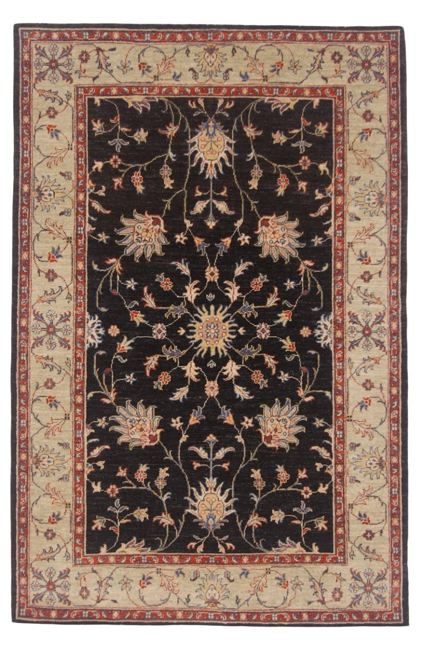 Chobi Farahan blk/bge 4'01"x6'02" - Nuvé