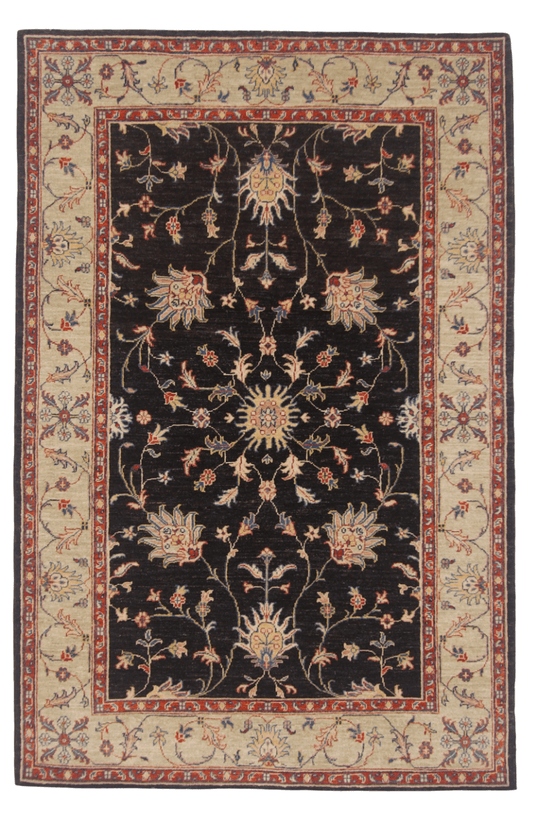 Chobi Farahan blk/bge 4'01"x6'02" - Nuvé