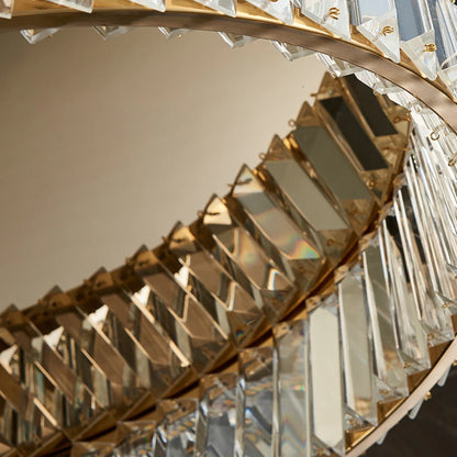 Plafonnier Glass Crystal Ceiling Light - Nuvé