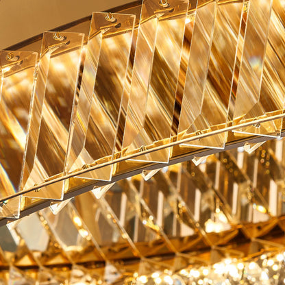 Plafonnier Glass Crystal Ceiling Light - Nuvé