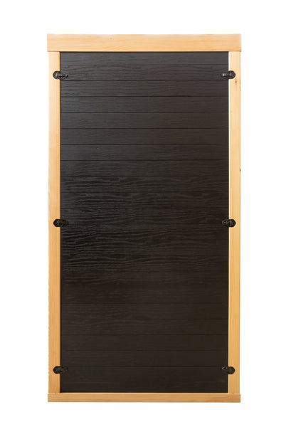 Peak Saunas Shasta 1-Person Full Spectrum Infrared Sauna with XL Medical-Grade Red Light Therapy & Smart WiFi App Control - Nuvé