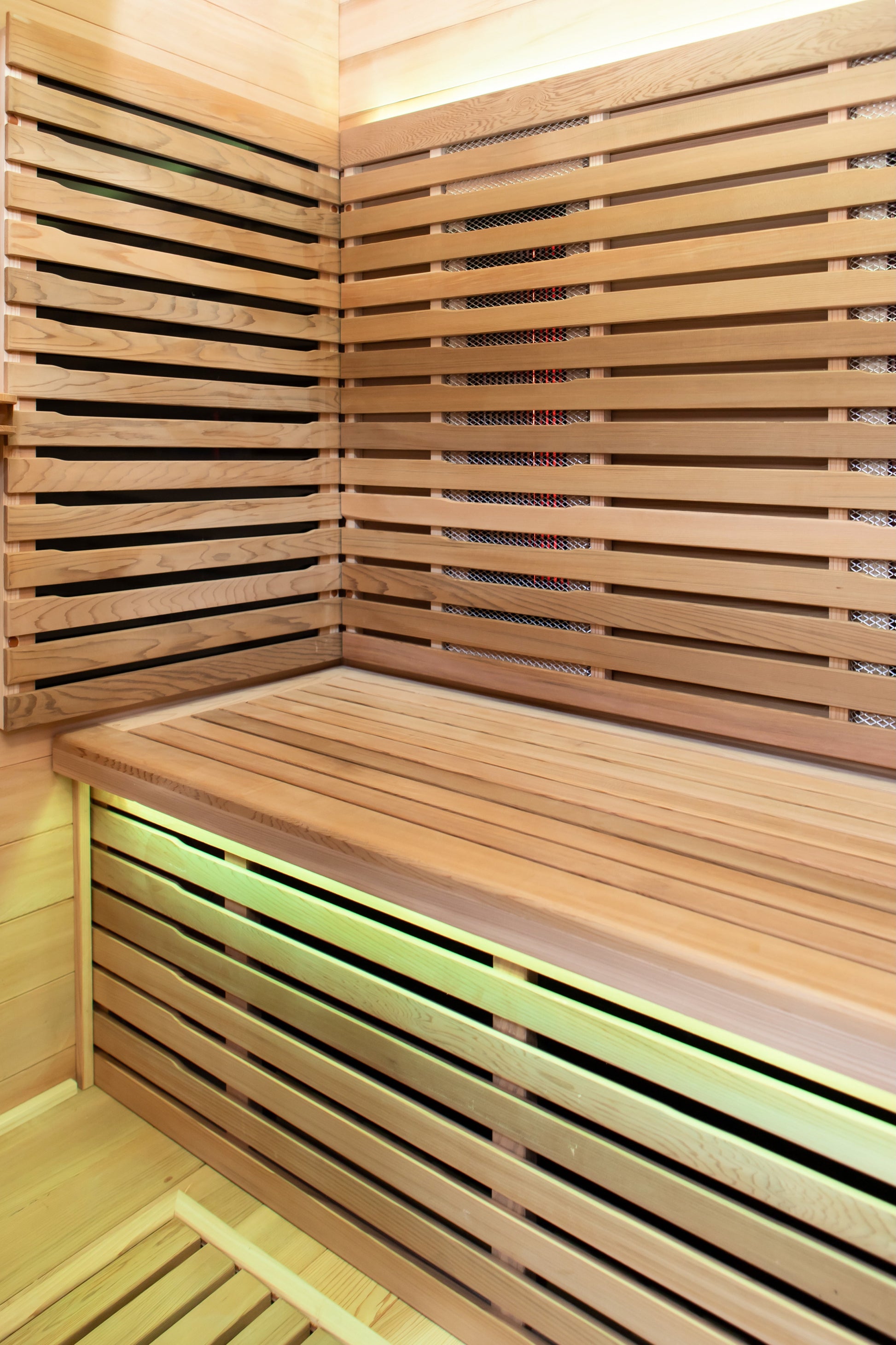 Peak Saunas Fuji 2-Person Full Spectrum Infrared Sauna with XL Medical-Grade Red Light Therapy & Smart WiFi App Control - Nuvé