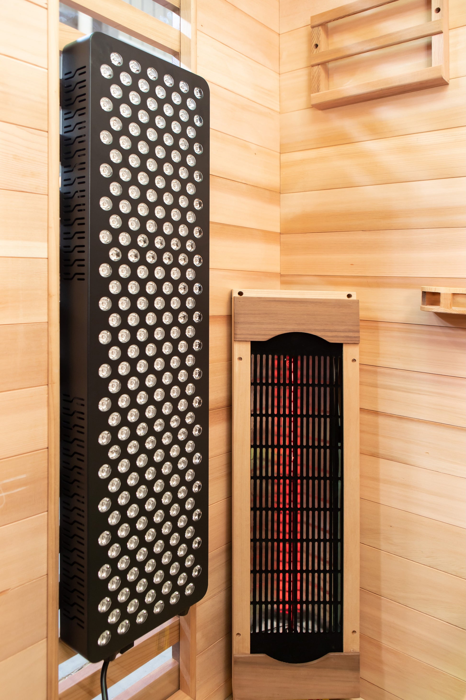 Peak Saunas Fuji 2-Person Full Spectrum Infrared Sauna with XL Medical-Grade Red Light Therapy & Smart WiFi App Control - Nuvé