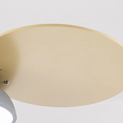 Macaron Colorful Round Ceiling Fan Light - Nuvé