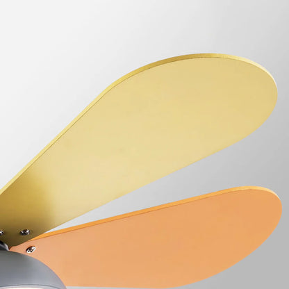 Macaron Colorful Round Ceiling Fan Light - Nuvé