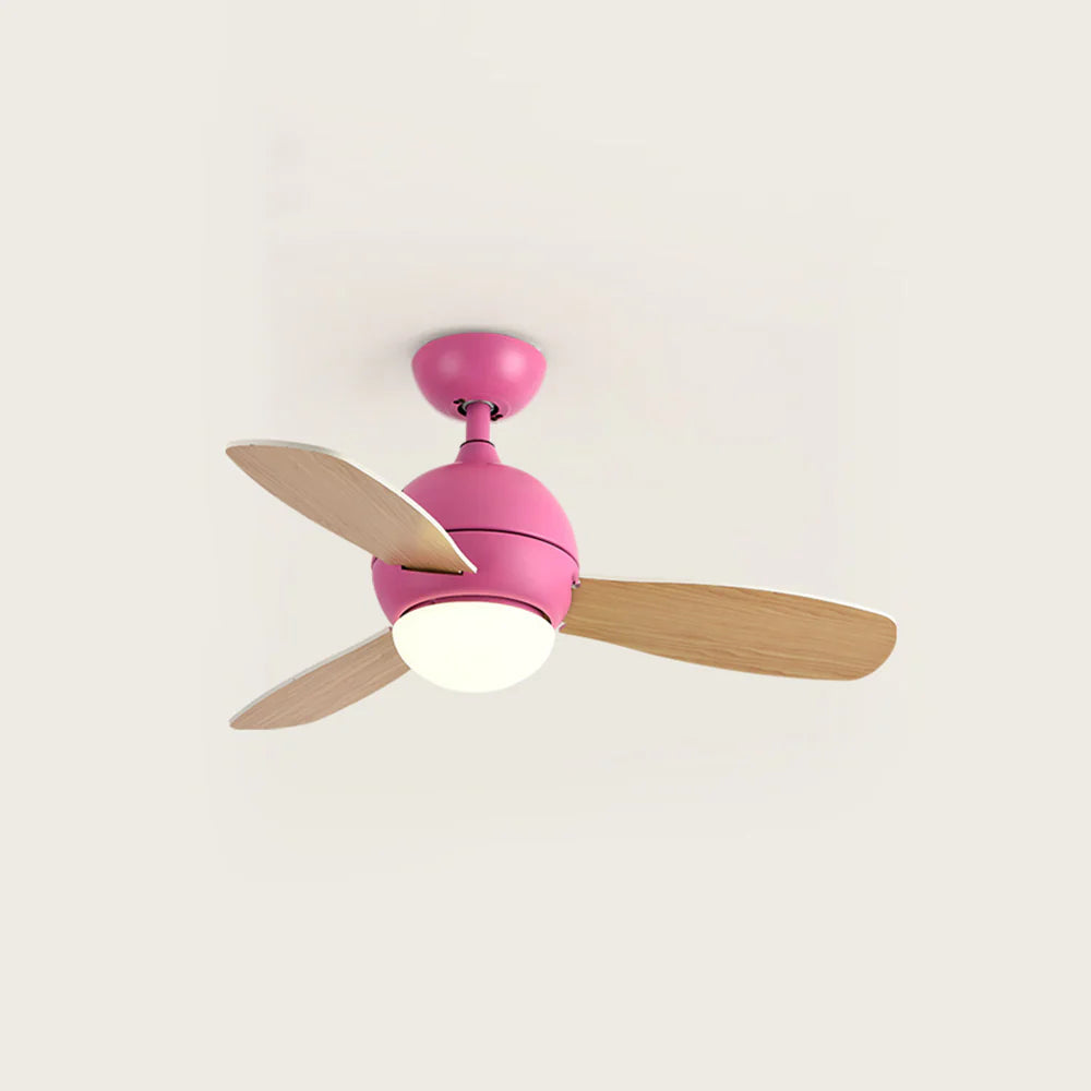 Macaron Wood Art Ceiling Fan Light - Nuvé