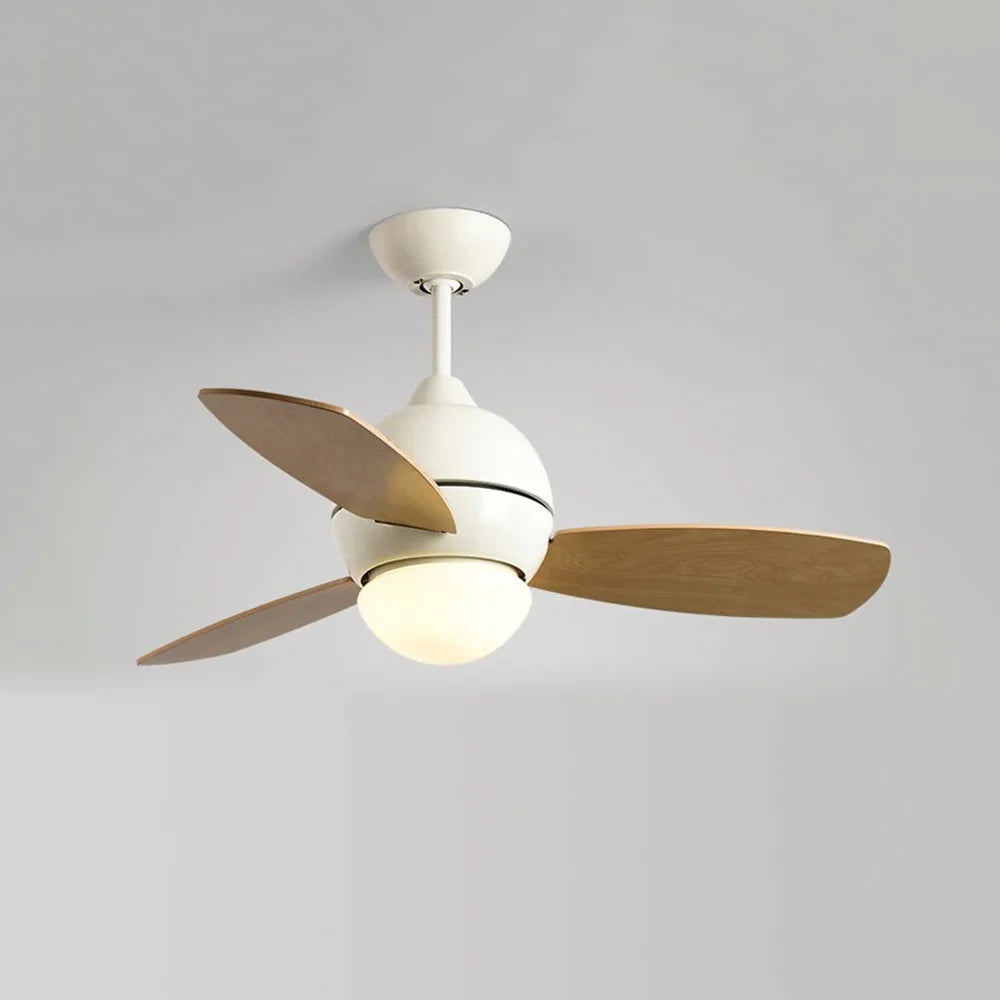 Macaron Wood Art Ceiling Fan Light - Nuvé