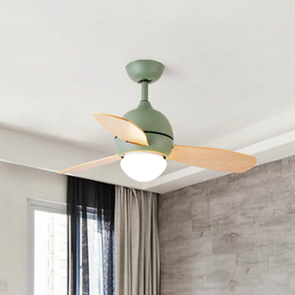 Macaron Wood Art Ceiling Fan Light - Nuvé