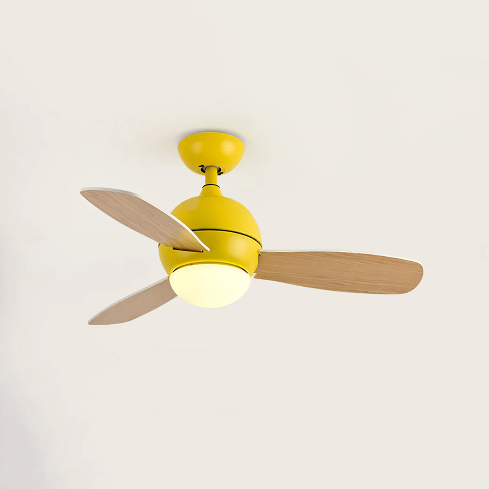 Macaron Wood Art Ceiling Fan Light - Nuvé
