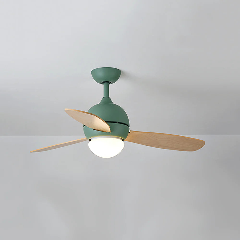 Macaron Wood Art Ceiling Fan Light - Nuvé