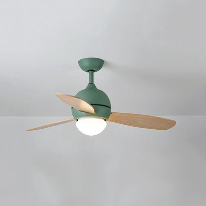 Macaron Wood Art Ceiling Fan Light - Nuvé