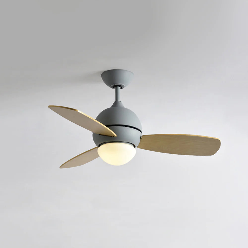 Macaron Wood Art Ceiling Fan Light - Nuvé