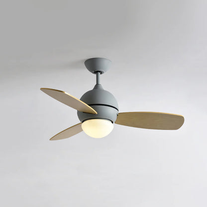 Macaron Wood Art Ceiling Fan Light
