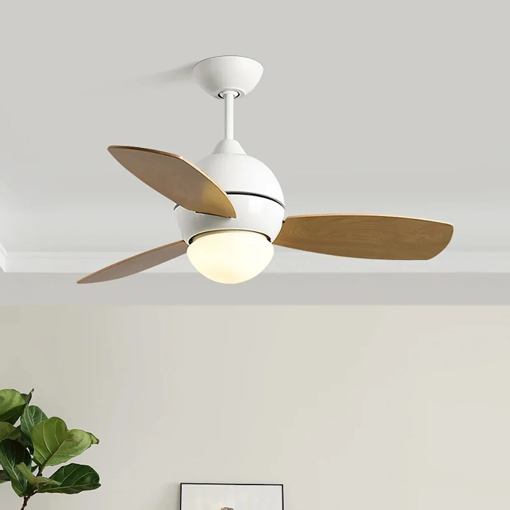 Macaron Wood Art Ceiling Fan Light - Nuvé
