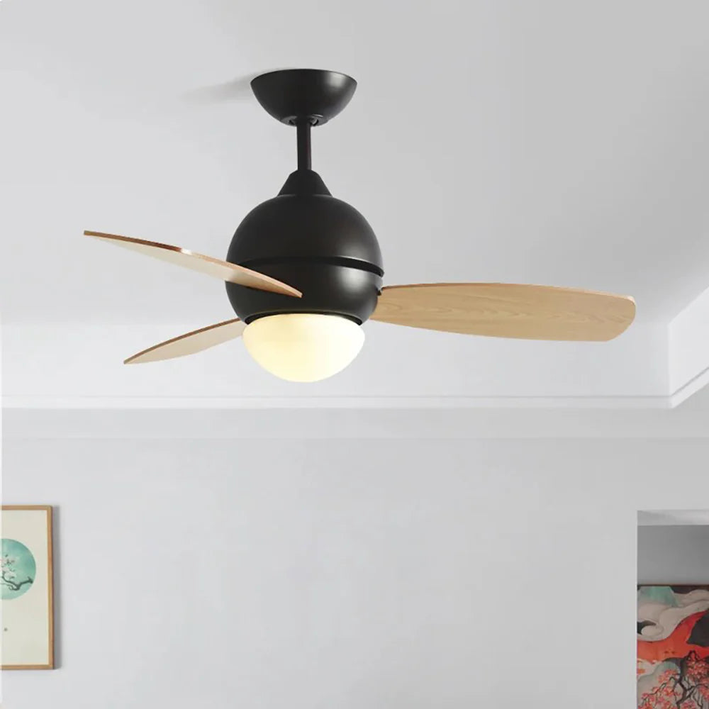 Macaron Wood Art Ceiling Fan Light - Nuvé